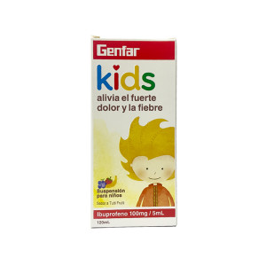 IBUPROFENO KIDS 100 MG SUSPENSION X 120 ML